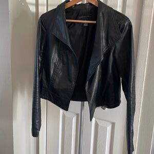 Cute faux leather jacket